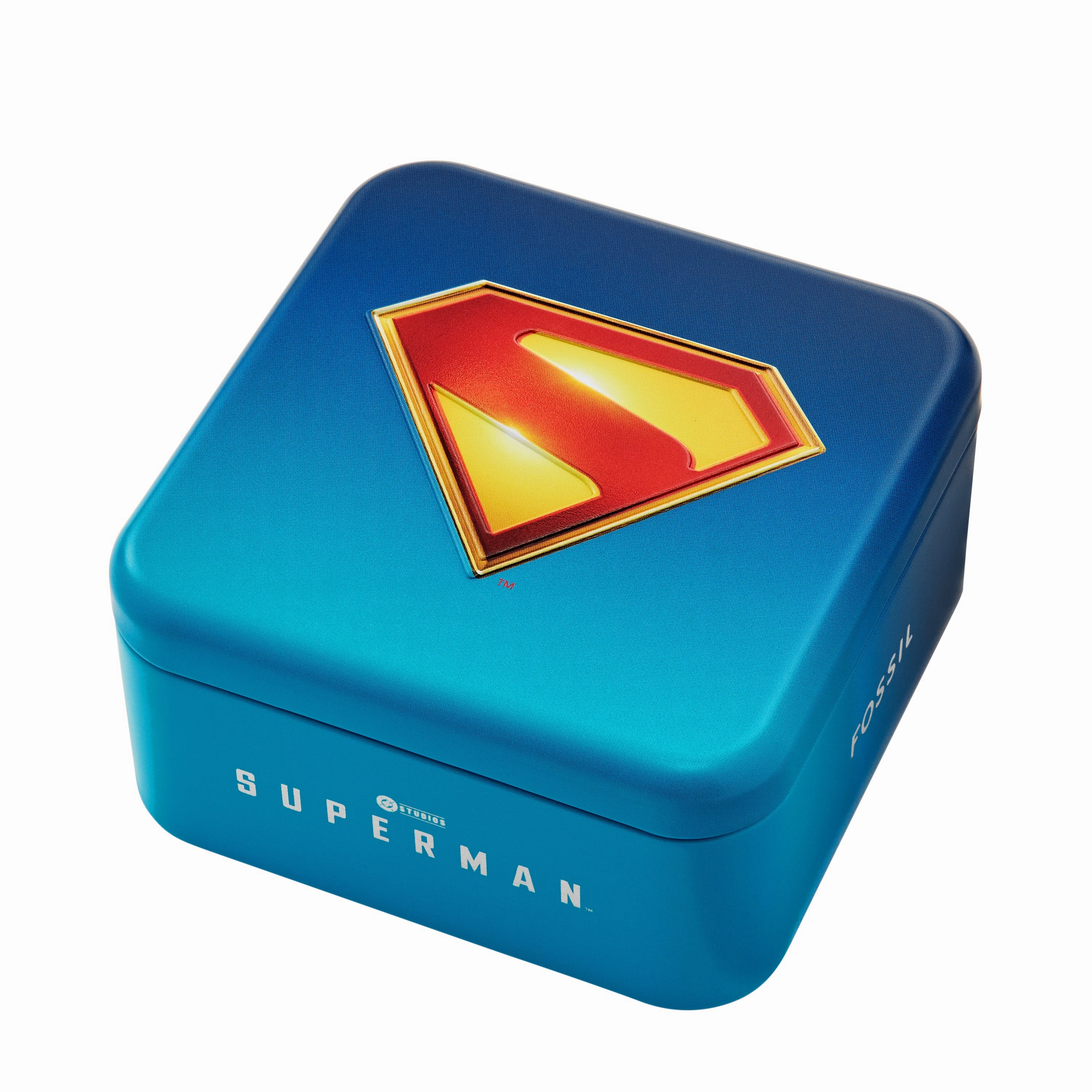 Superman x Fossil Two-Tone Stainless Steel Cuff Links