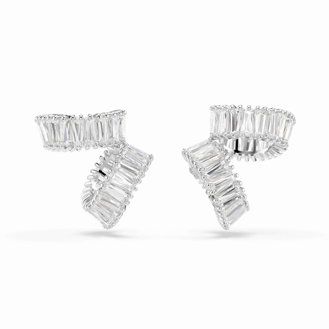 Swarovski Ariana Grande x Ear Cuffs Baguette cut White Rhodium plated