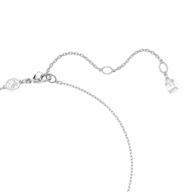Swarovski Ariana Grande x pendant Mixed cuts Heart White Rhodium plated