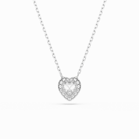 Swarovski Ariana Grande x pendant Mixed cuts Heart White Rhodium plated fashion-jewelry  