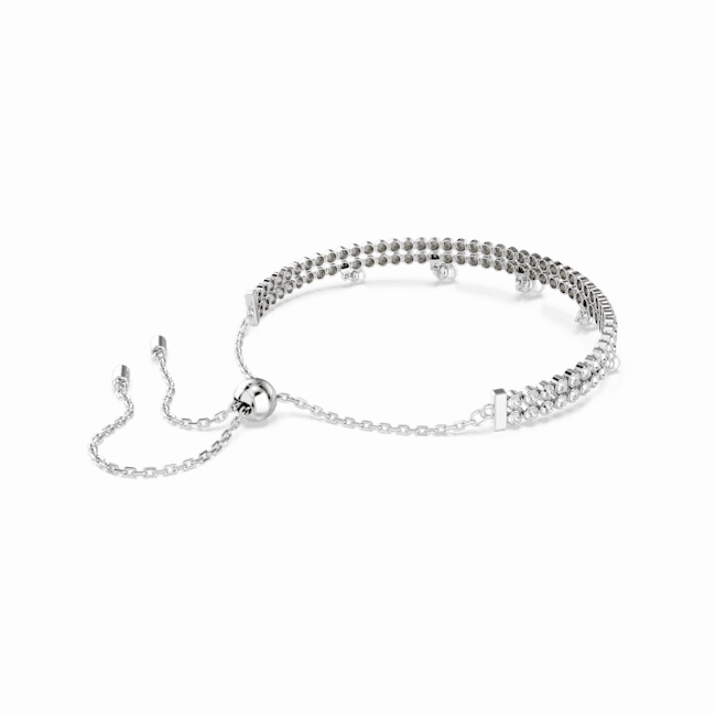 Swarovski Ariana Grande X Swarovski Bracelet Crystal Pearl Round Cut White Rhodium Plated