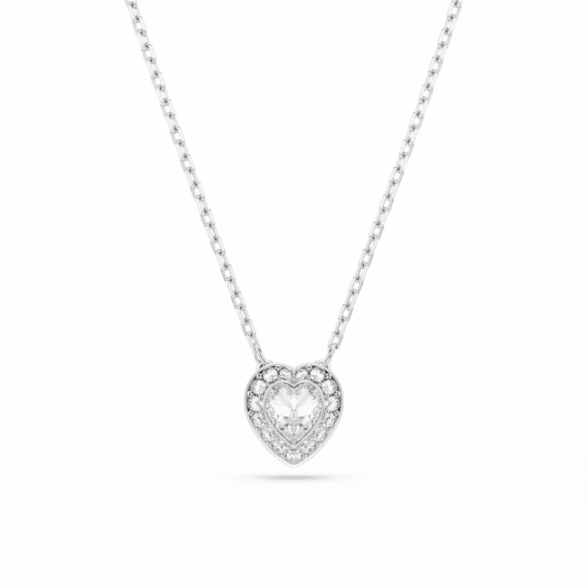 Swarovski Ariana Grande X Swarovski Set Mixed Cuts Heart White Rhodium Plated