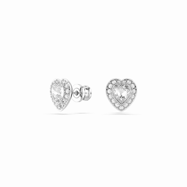 Swarovski Ariana Grande X Swarovski Set Mixed Cuts Heart White Rhodium Plated