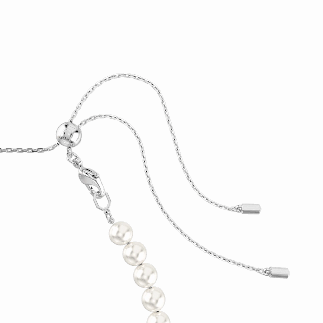 Swarovski Ariana Grande X Swarovski Tennis Choker Mixed Cuts Heart White Rhodium Plated
