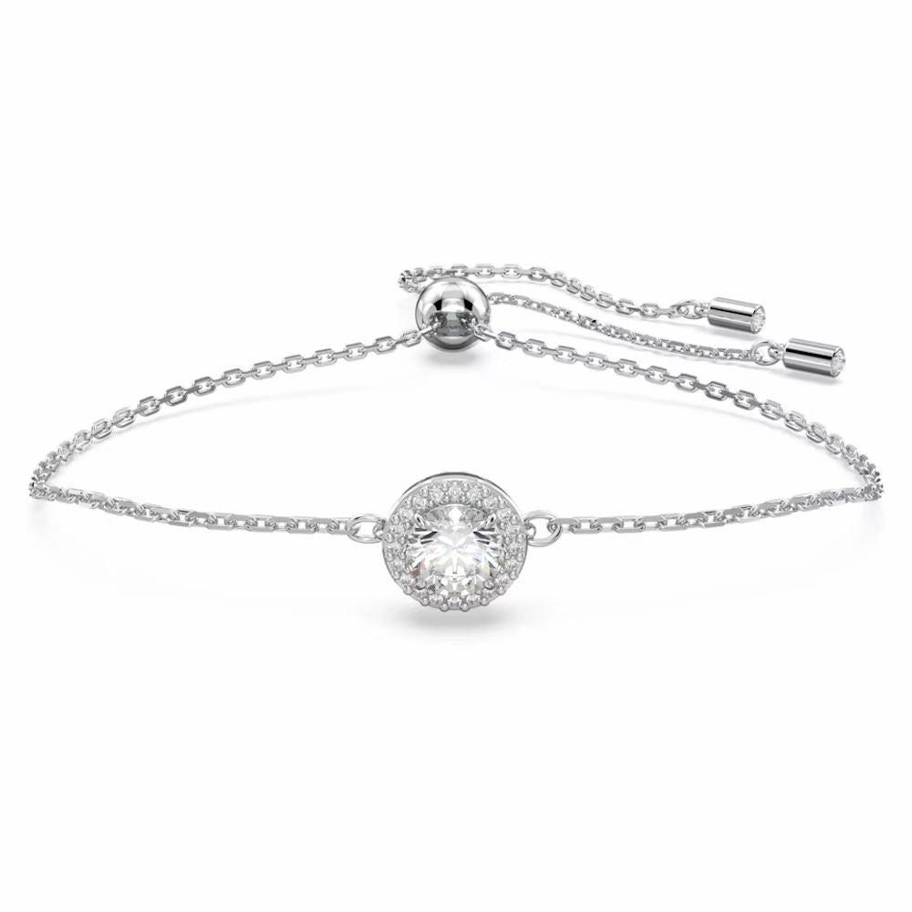 Swarovski Constella BraceletRound cut Pave White Rhodium plated MEDIUM fashion-jewelry  