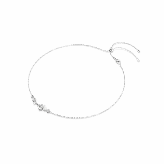 Swarovski Constella Necklace Crystal pearl Round cuts White Rhodium plated