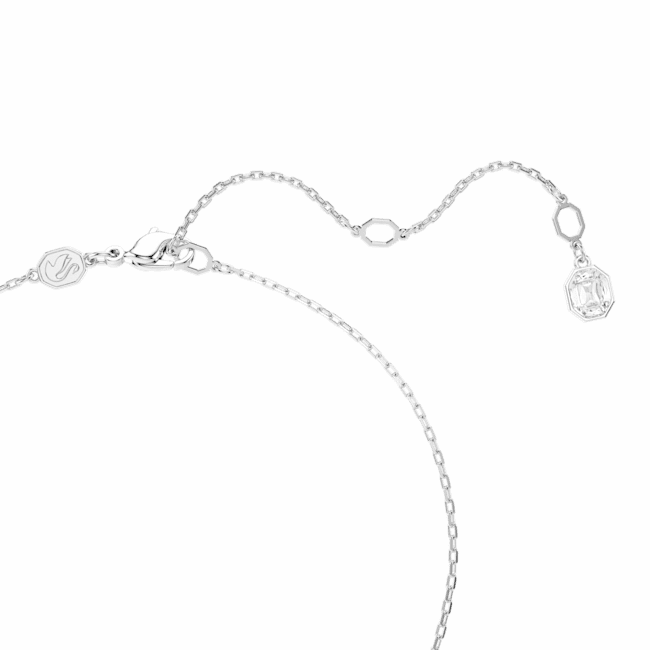 Swarovski Constella necklace pendant Pave, Round cut, White, Rose gold-tone plated