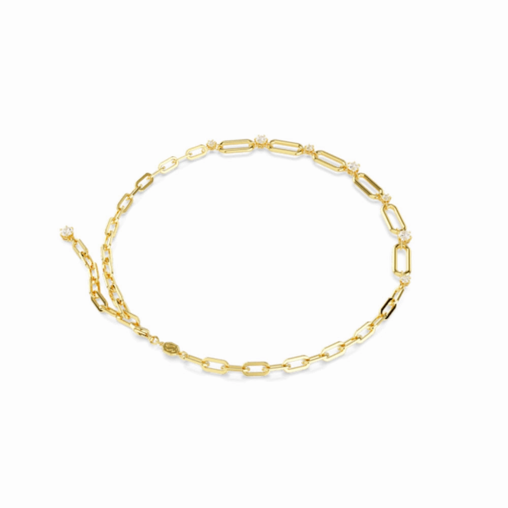 Swarovski Constella Necklace White, Gold-tone plated