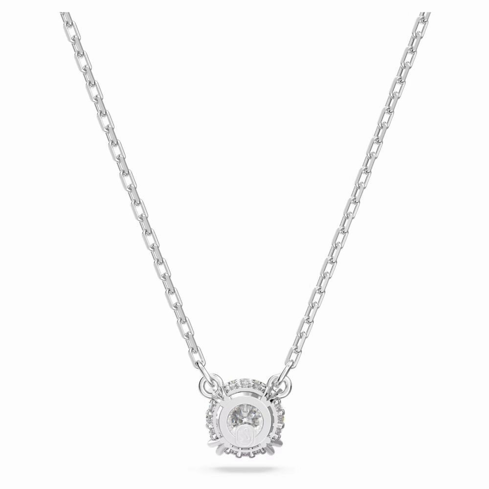 Swarovski Constella pendant Round cut White Rhodium plated  38cm x 42 CM