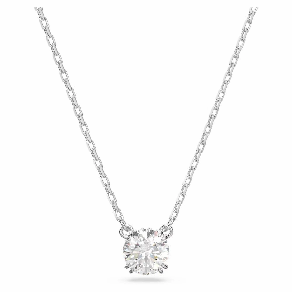 Swarovski Constella pendant Round cut White Rhodium plated  38cm x 42 CM fashion-jewelry  