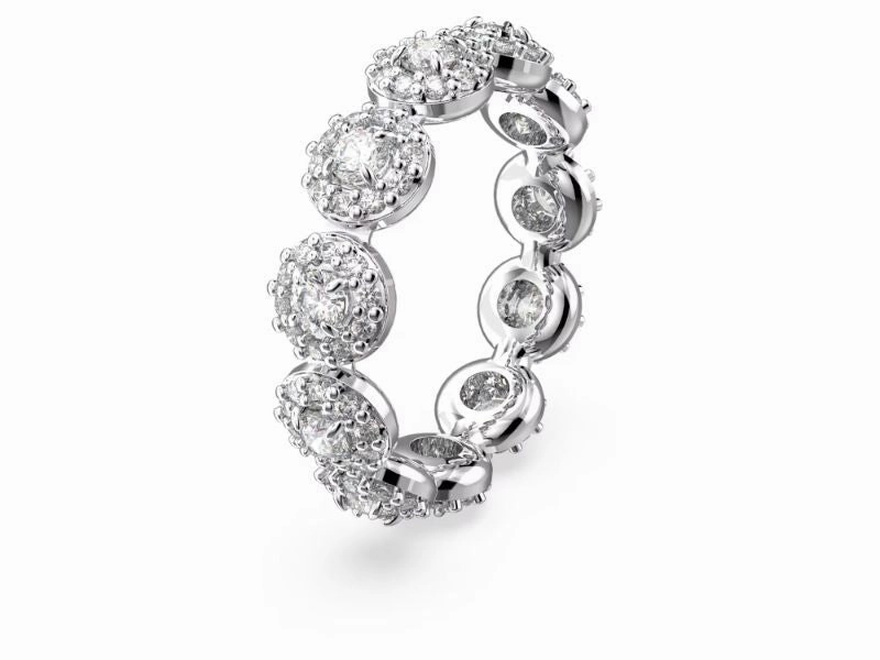 Swarovski Constella Ring Pav White Rhodium plated  58 fashion-jewelry  