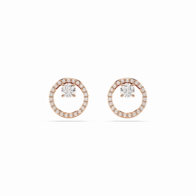 Swarovski Constella Stud Earrings Round Cut fashion-jewelry  