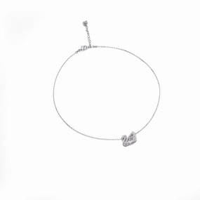 Swarovski Dancing Swan Necklace White fashion-jewelry  