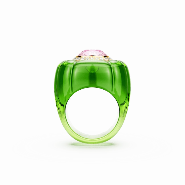 Swarovski Dulcis cocktail Ring Cushion cut Pav Multicolored fashion-jewelry  