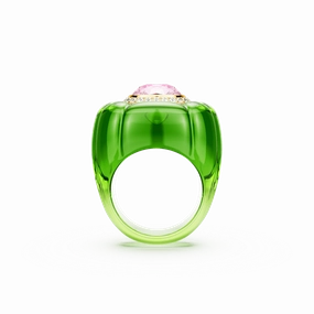 Swarovski Dulcis cocktail Ring Cushion cut Pav Multicolored fashion-jewelry  