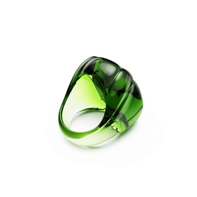 Swarovski Dulcis cocktail Ring Cushion cut Pav Multicolored