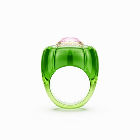 Swarovski Dulcis cocktail Ring Cushion cut Pav Multicolored Size 55 fashion-jewelry  