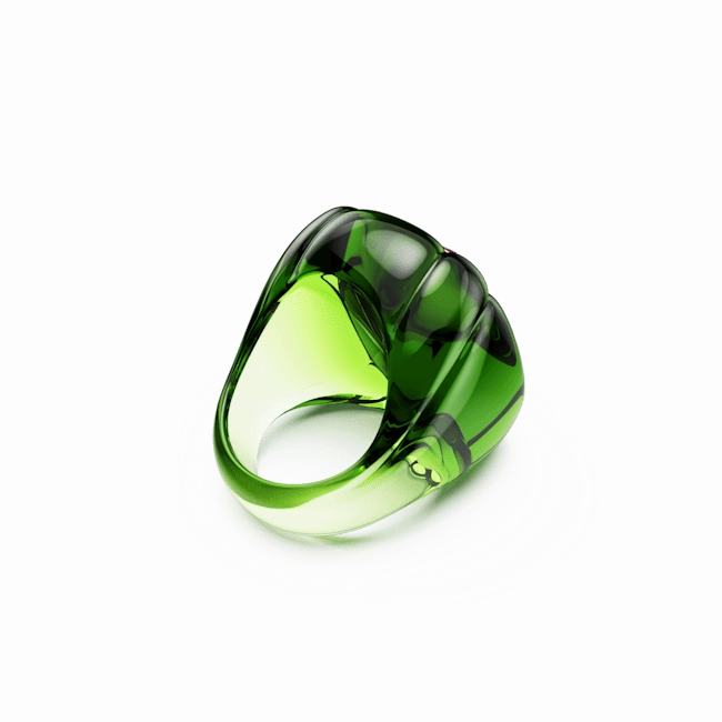 Swarovski Dulcis cocktail Ring Cushion cut Pav Multicolored Size 55