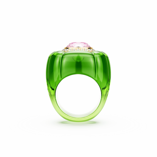 Swarovski Dulcis cocktail Ring Cushion cut Pav Multicolored Size 55 fashion-jewelry  