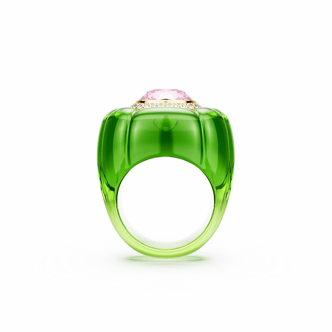 Swarovski Dulcis cocktail Ring Cushion cut Pav Multicolored Size 58 fashion-jewelry  