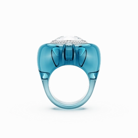 Swarovski Dulcis cocktail Ring Heart cut Pav Heart fashion-jewelry  