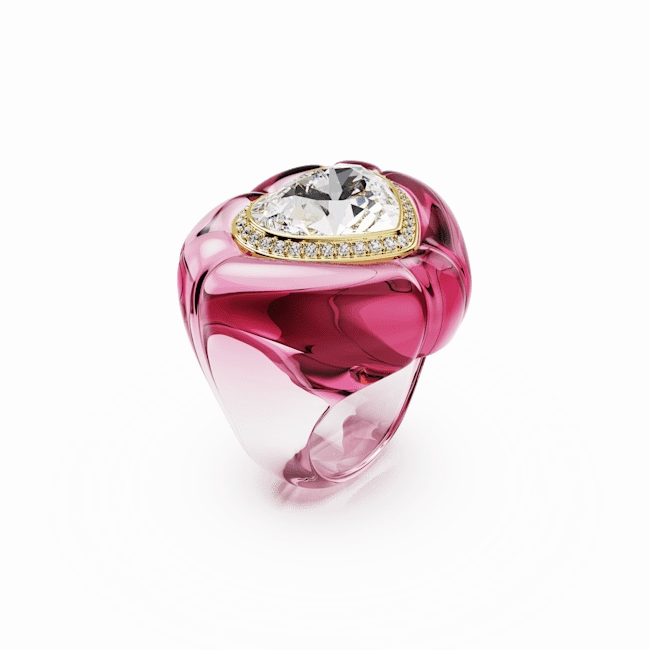 Swarovski Dulcis cocktail Ring Heart cut Pav Heart