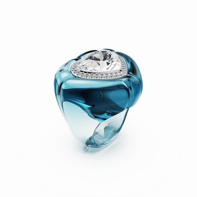 Swarovski Dulcis cocktail Ring Heart cut Pav Heart