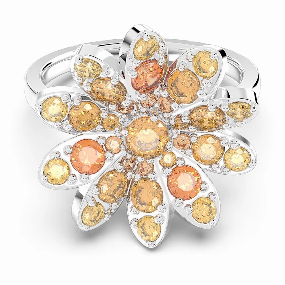 Swarovski Eternal Flower Ring Flower Multicolored Mixed metal finish  58