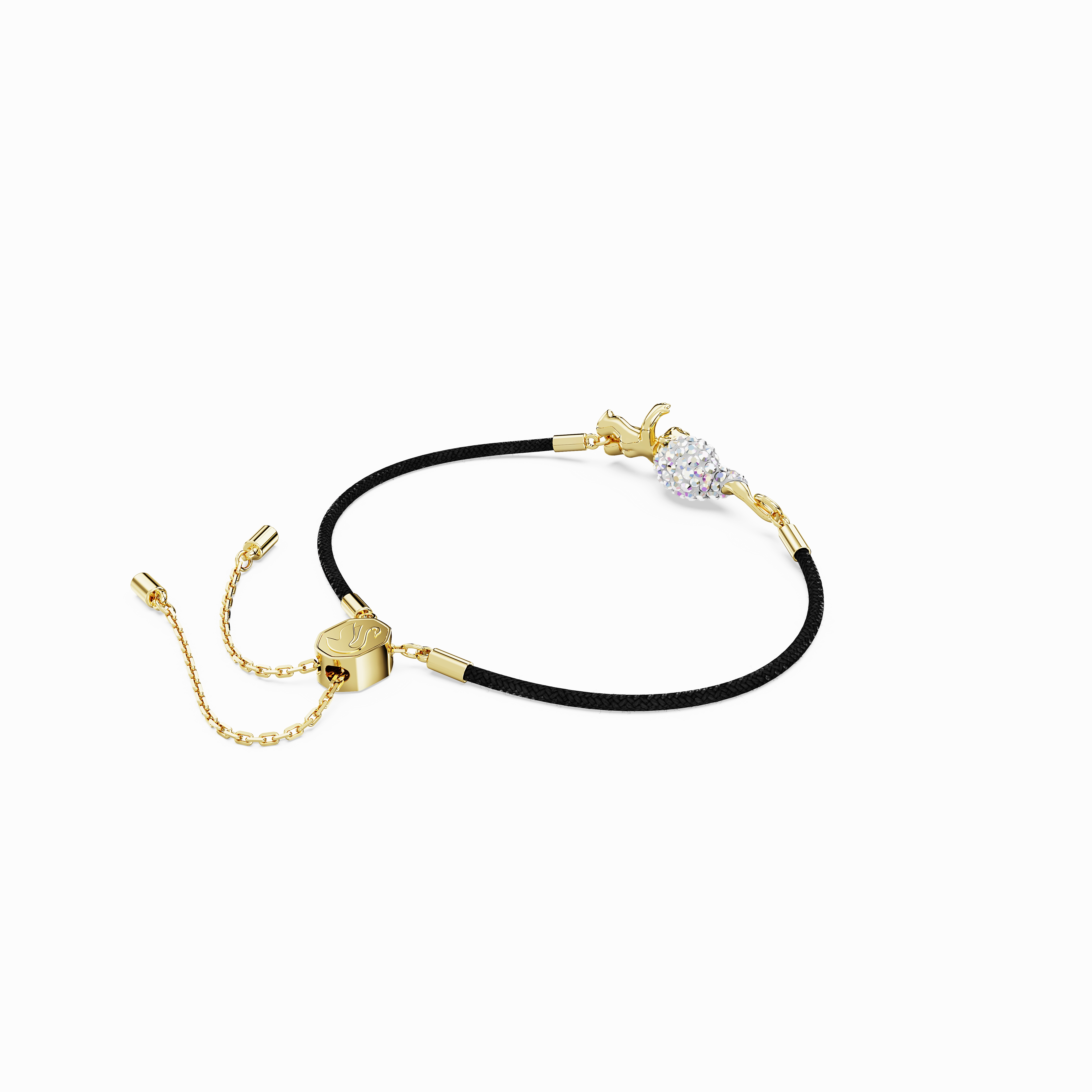 Swarovski Good Luck Trolls Bracelet Troll White Gold-Tone Plated