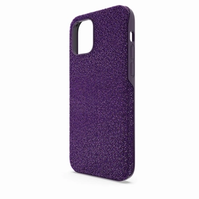 Swarovski High Smartphone case iPhone 12/12 Pro Purple fashion-jewelry  