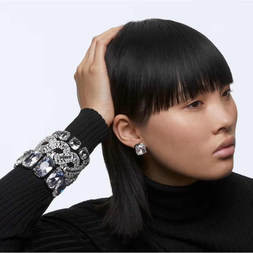 Swarovski Hyperbola Bracelet Wave White Rhodium Plated