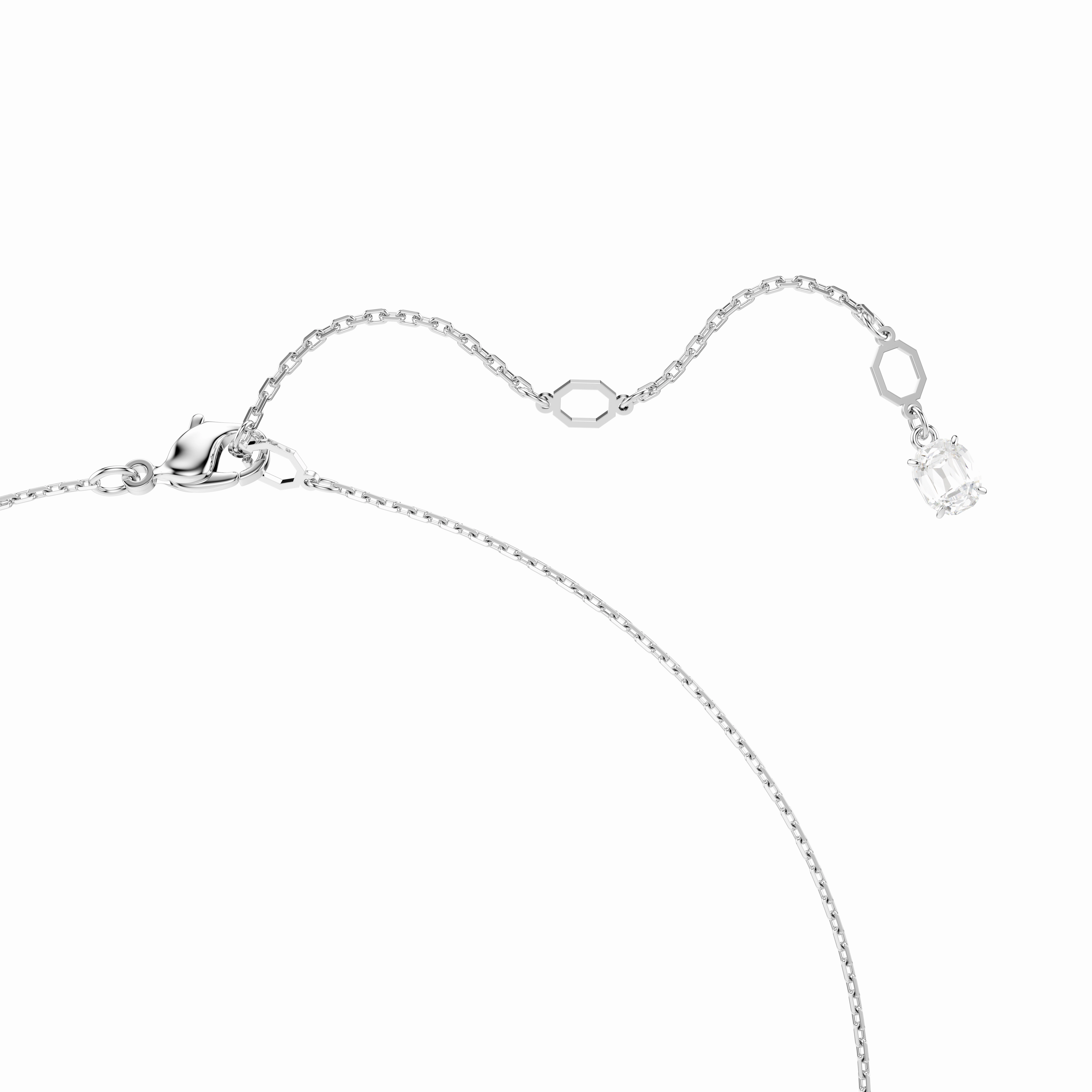 Swarovski Hyperbola Pendant Mixed Cuts White Rhodium Plated