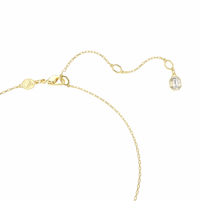 Swarovski Idyllia pendant Mixed cuts Pav Butterfly Multicolored Gold-tone plated