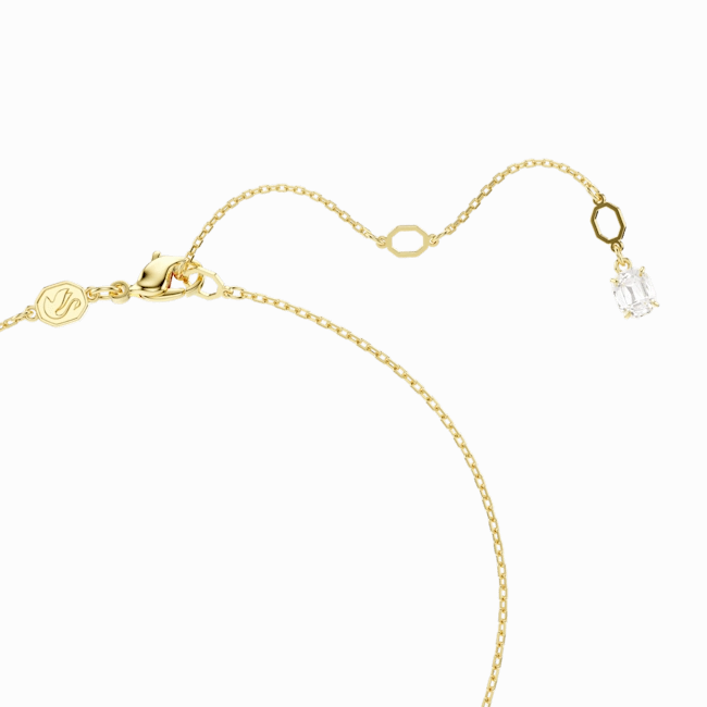Swarovski Idyllia pendant Mixed cuts Shell Green Gold-tone plated