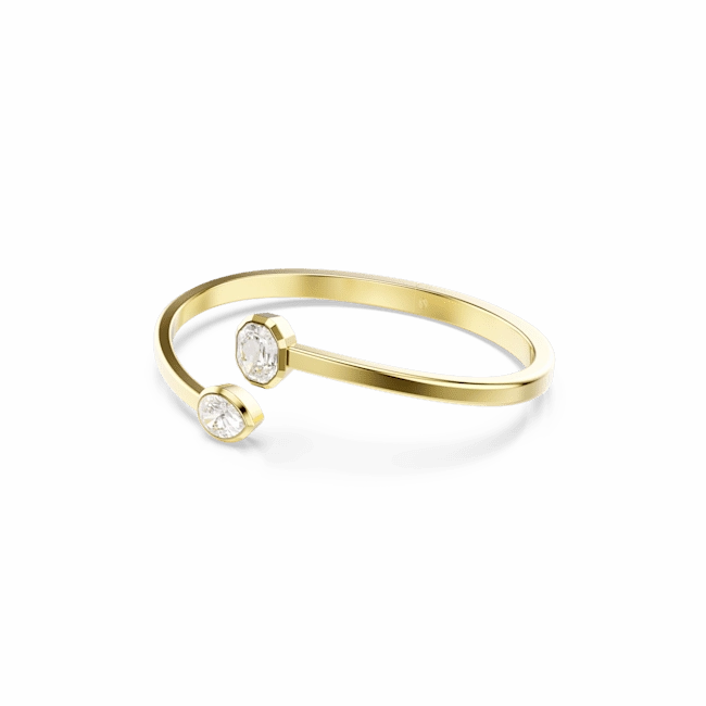 Swarovski Imber Bangle Mixed Cuts White Gold-Tone Plated