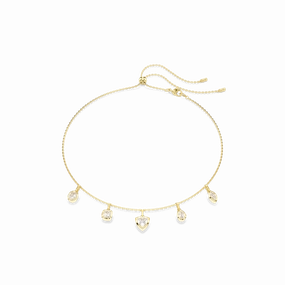 Swarovski Imber Necklace Mixed cuts White Gold-tone plated fashion-jewelry  
