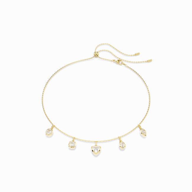 Swarovski Imber Necklace Mixed cuts White Gold-tone plated fashion-jewelry  