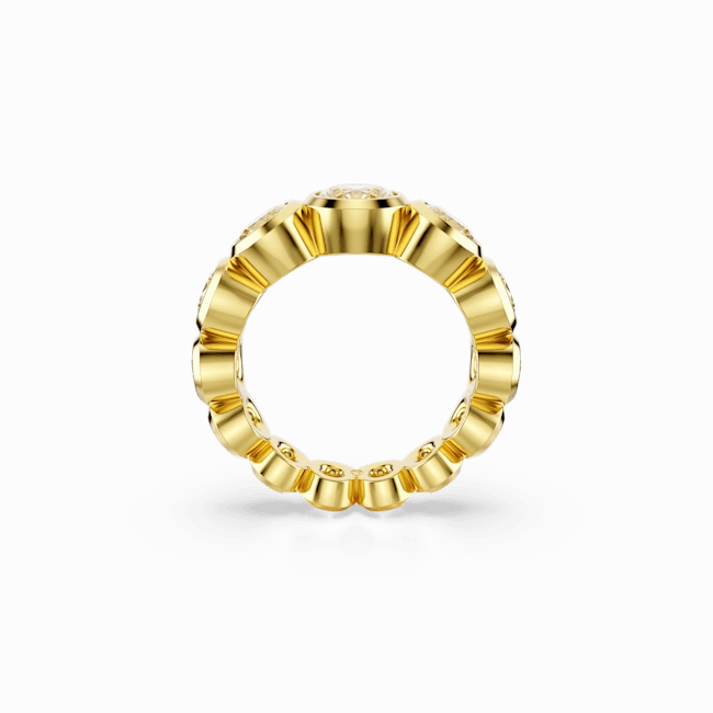 Swarovski Imber Ring Mixed round cuts White Gold-tone plated fashion-jewelry  