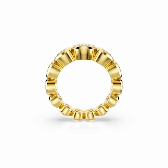 Swarovski Imber Ring Mixed round cuts White Gold-tone plated Size 58 fashion-jewelry  