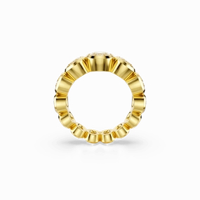 Swarovski Imber Ring Mixed round cuts White Gold-tone plated Size 58 fashion-jewelry  