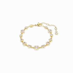 Swarovski Imber Tennis Bracelet Mixed Cuts White Gold-Tone Plated fashion-jewelry  