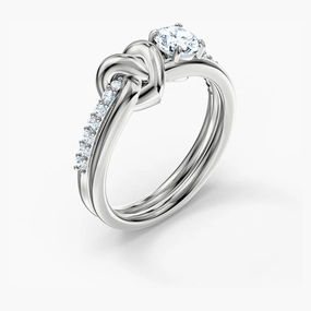 Swarovski Lifelong Heart Ring White Size 58 fashion-jewelry  