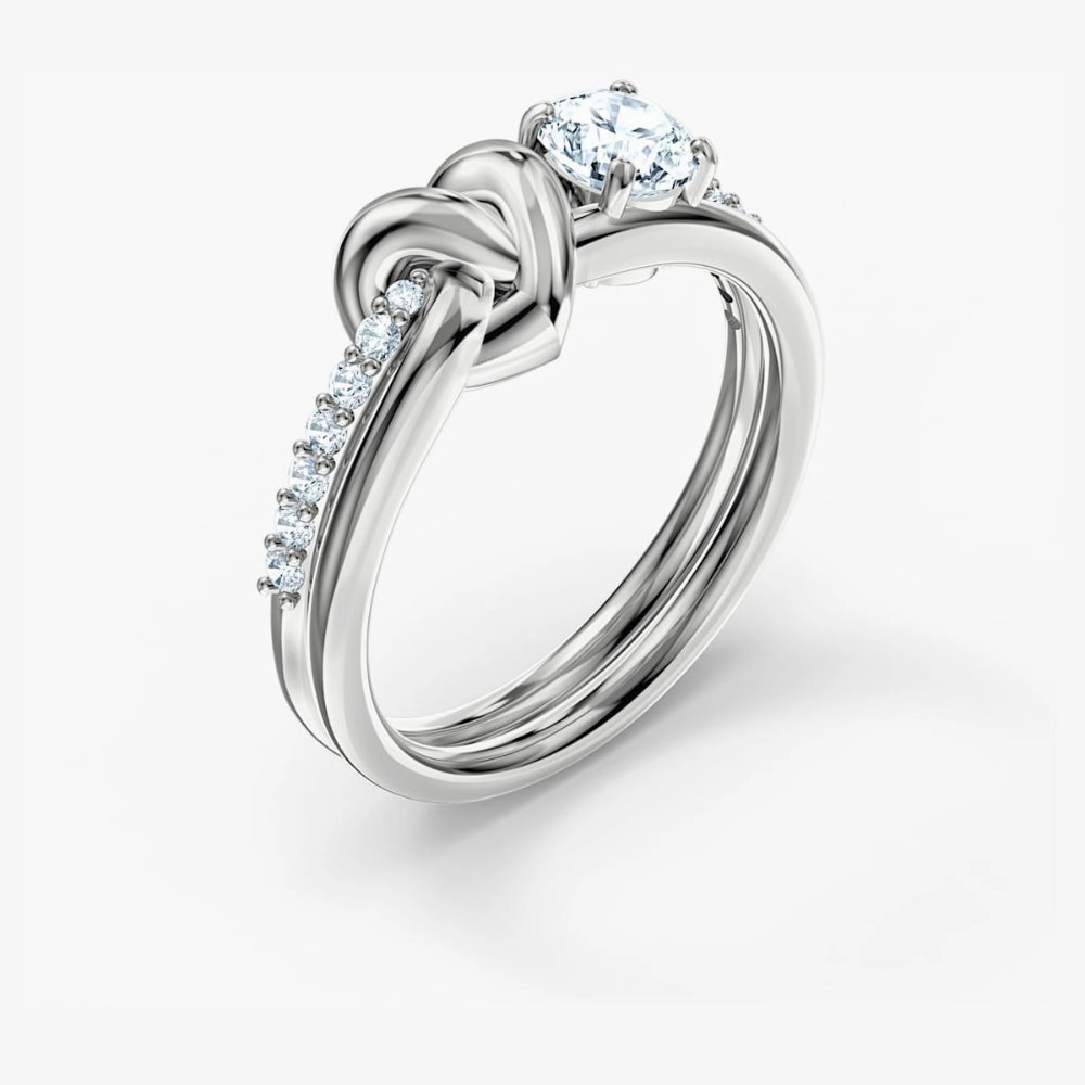 Swarovski Lifelong Heart Ring White Size 58 fashion-jewelry  