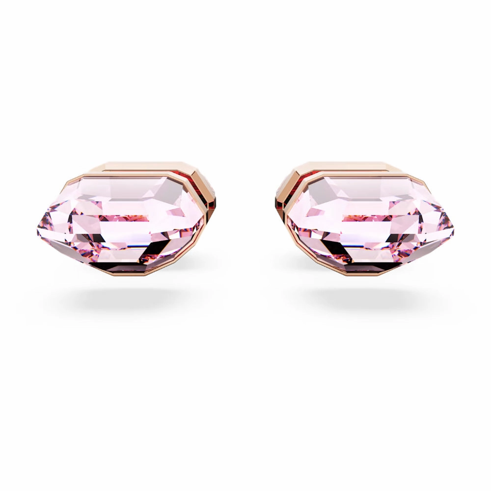 Swarovski Lucent stud earrings , Gold-tone plated