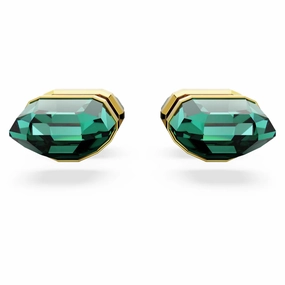 Swarovski Lucent stud earrings , Gold-tone plated 