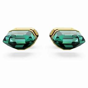 Swarovski Lucent stud earrings , Gold-tone plated 
