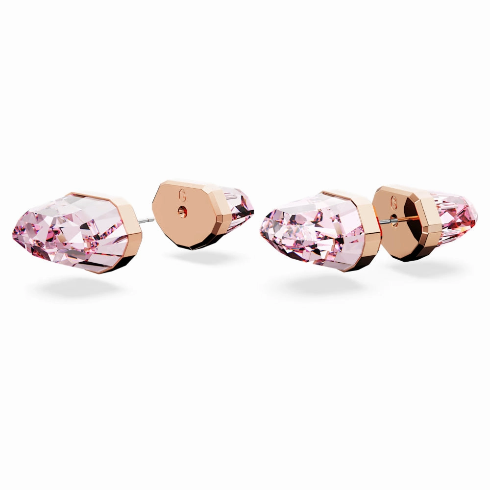 Swarovski Lucent stud earrings , Gold-tone plated