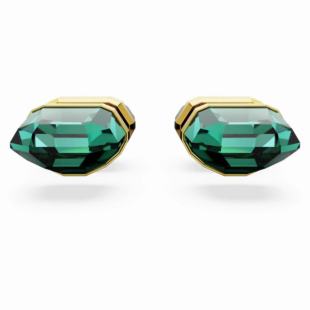 Swarovski Lucent stud earrings , Gold-tone plated 