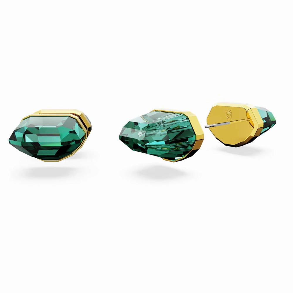 Swarovski Lucent stud earrings , Gold-tone plated
