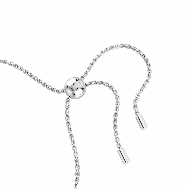 Swarovski Matrix Tennis Bracelet Mixed Round Cuts White Rhodium Plated